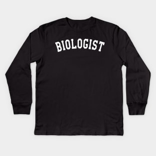 Biologist Kids Long Sleeve T-Shirt